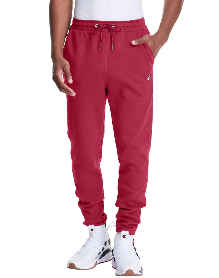 Champion Broek Heren - Rood - Tech Weave ( 748603-CPL )